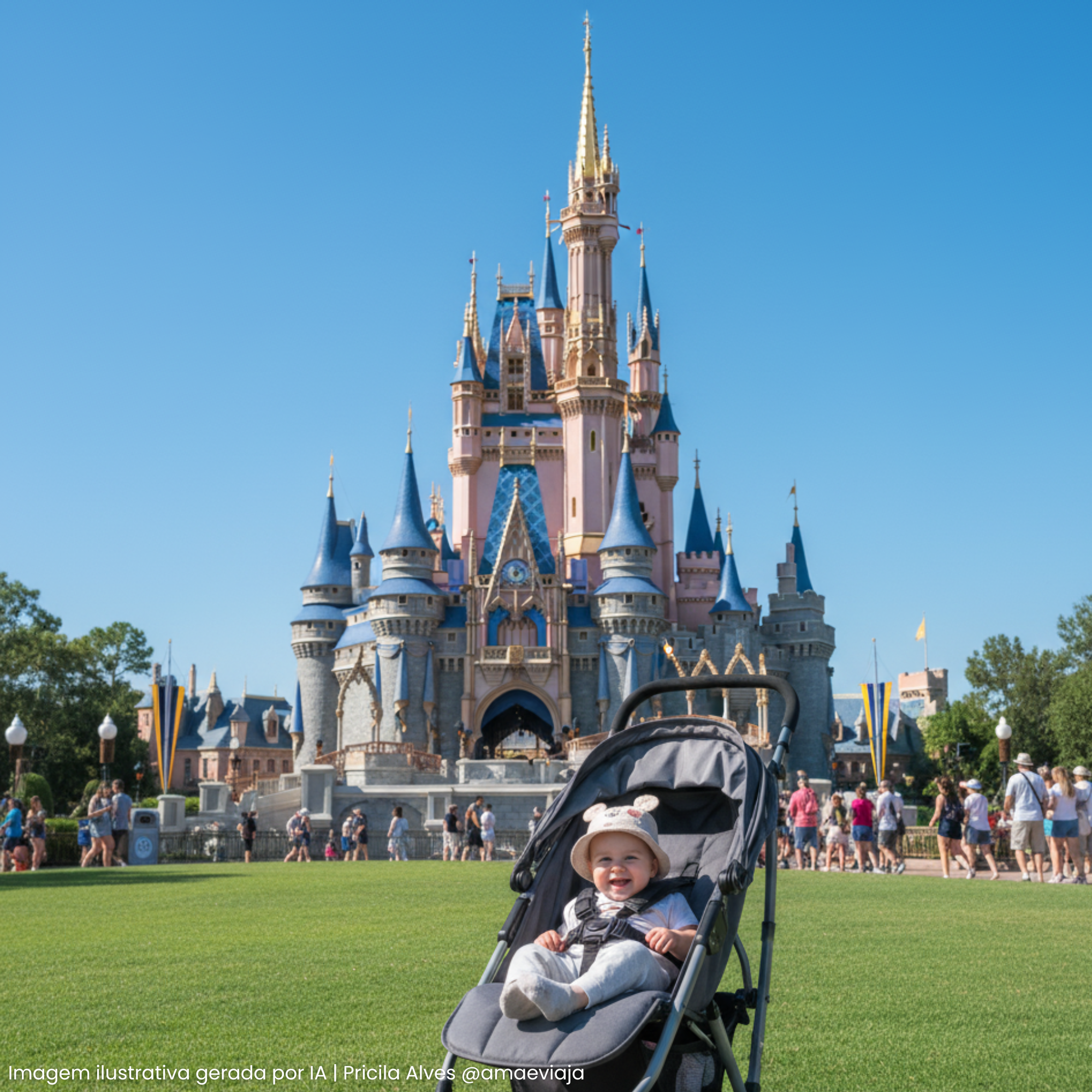 Orlando com bebê: onde ficar, como se locomover e o que fazer em família